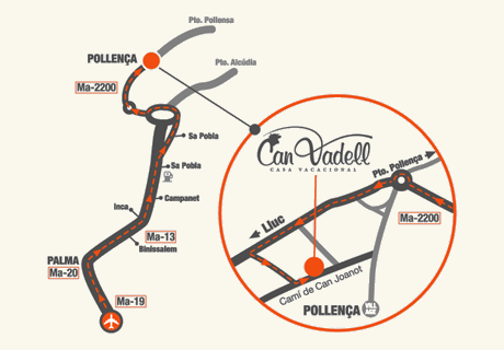 Mapa Can Vadell